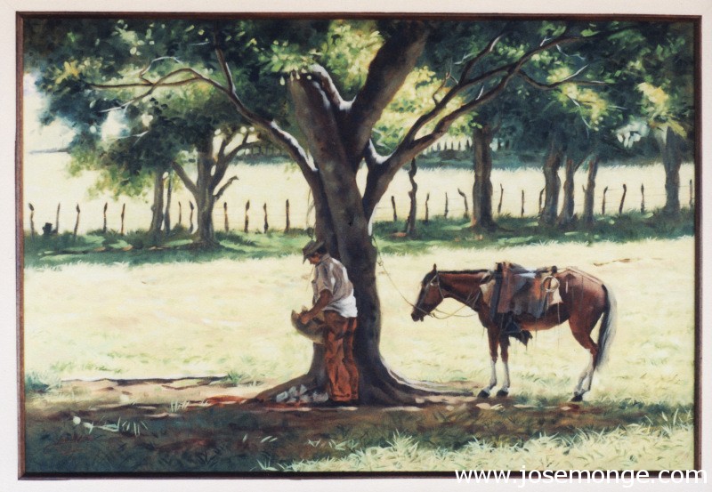 Campesino y su caballo